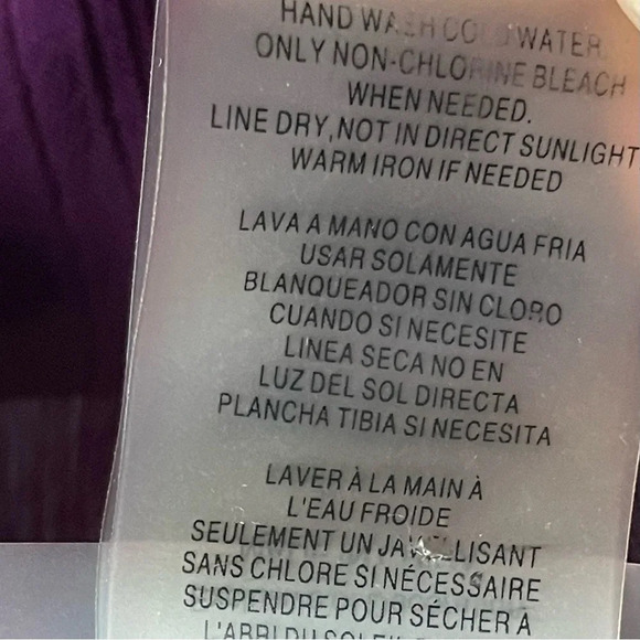 Blue Rod Beattie chiffon tassel trim caftan coverup Top 29155 - Picture 10 of 11